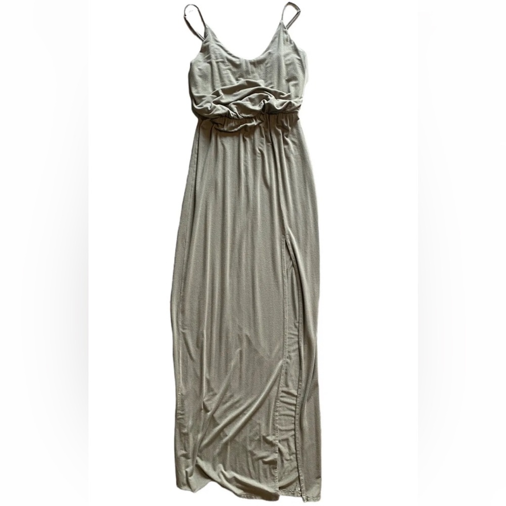 Lulus Green Maxi Dress-Spaghetti Strap